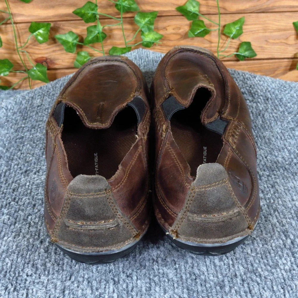 Timberland Mt. Kisco Mens Slip On Loafer Size 8‎ Casual Walking Brown Leather